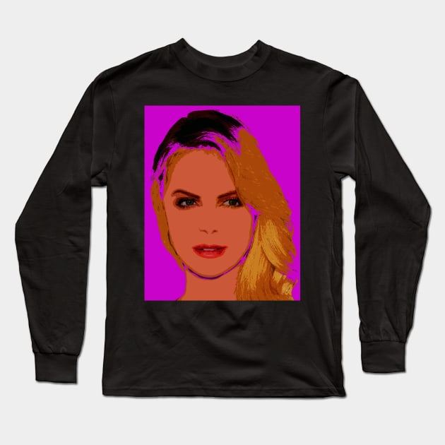 charlize theron Long Sleeve T-Shirt by oryan80